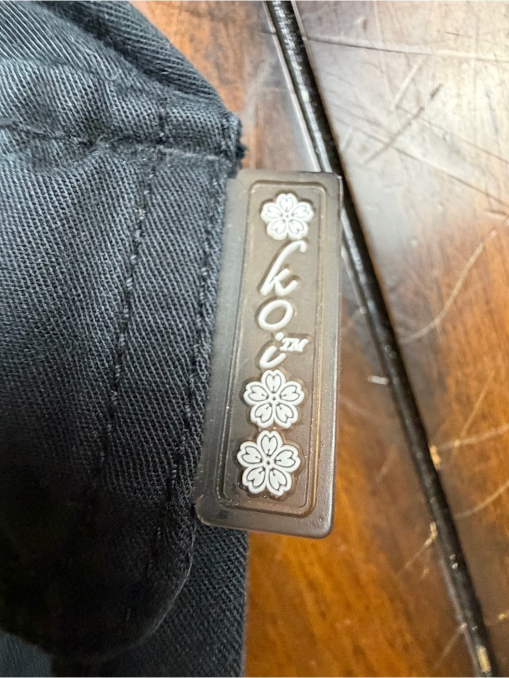 koi Black Women’s Utility Cargo Pants with Drawstring - Picture 5 of 9